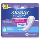 Always Discreet Incontinence Pads for Women, Moderate Absorbency